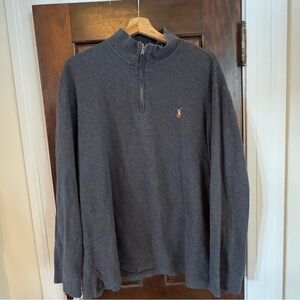 Polo Ralph Lauren Men's Gray Half-Zip Sweater